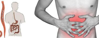 Symptomer vu Parasiten am mënschleche Kierper